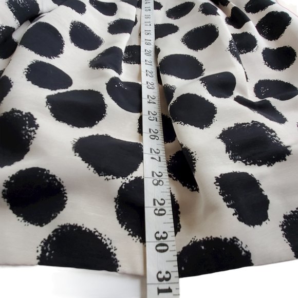 Eliza J Polka Dot Dress  Scoop Neck Pockets Side Zip Size 2P - Picture 13 of 16